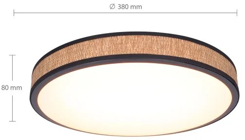 Brilagi - Plafoniera LED dimmerabile ROSA LED/48W/230V 3000-6500K + DO