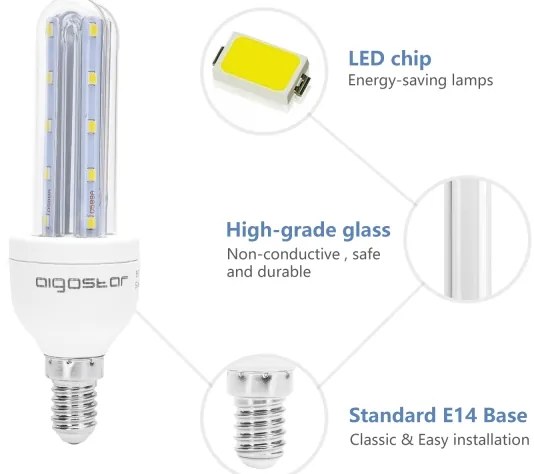 Lampadina LED E14/6W/230V 6500K - Aigostar