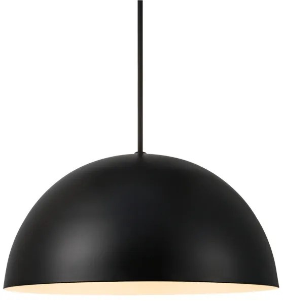 Nordlux - Lampadario a sospensione con filo ELLEN 1xE27/40W/230V nero