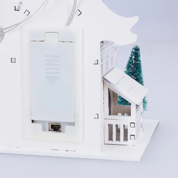 Brilagi - Chiesetta natalizia LED/2xAA