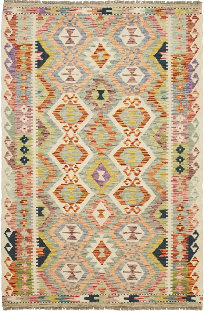 Kilim Tappeto 130 x 190 (Pakistan) Tessuto A Mano