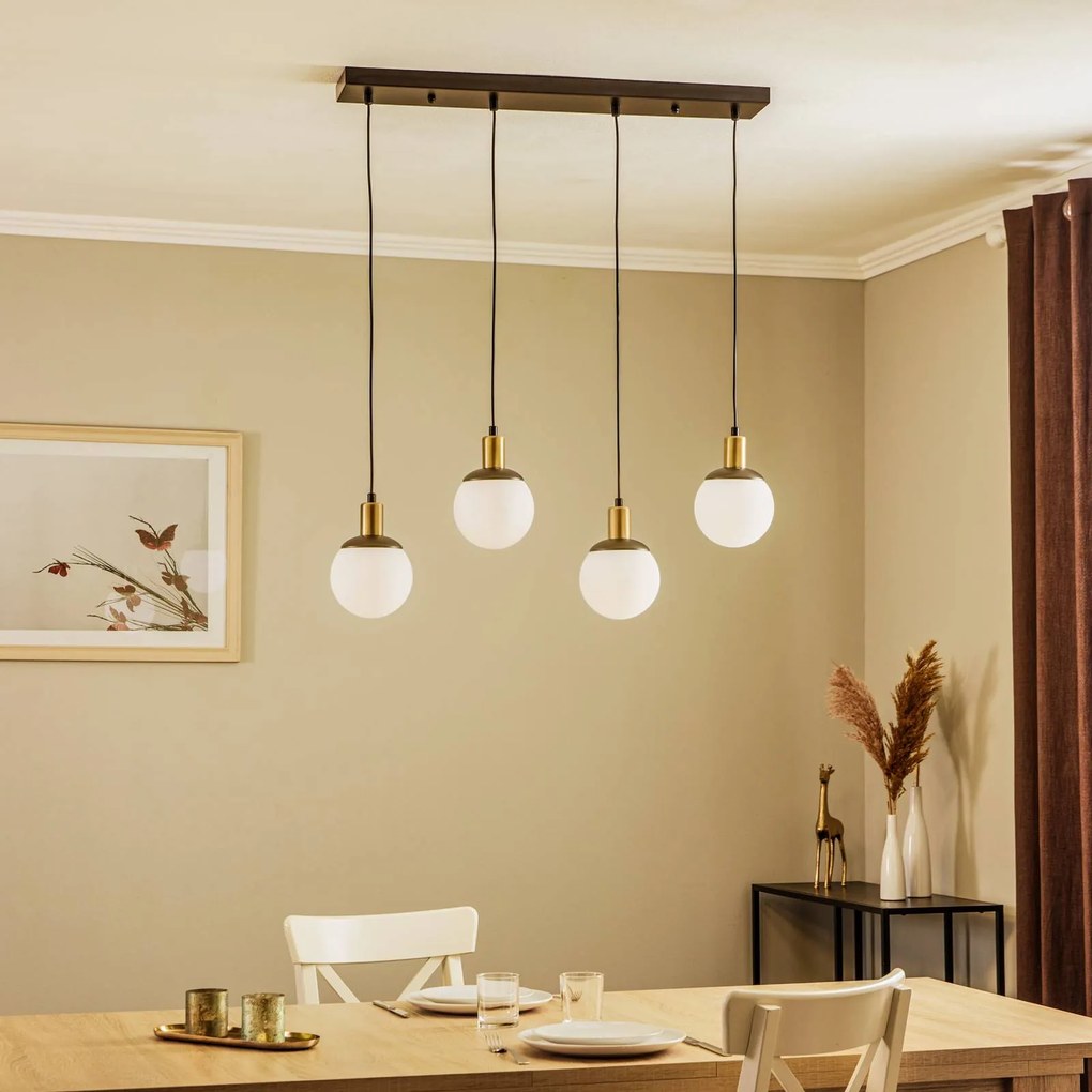 Avonni Lampada a sospensione AV-1838-4Y-BSY trave, 4 luci