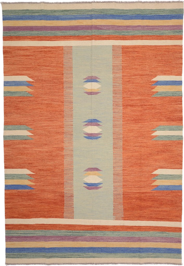 Kilim Tappeto 260 x 180 (Pakistan) Annodato A Mano