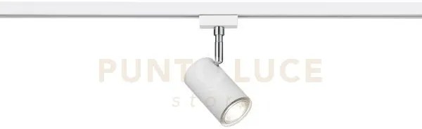 Duoline marley spot orientabile metallo bianco l. 10,2cm per sistem...