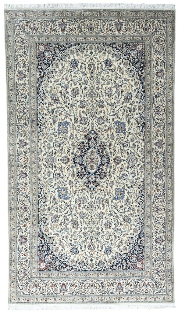 Nain Tappeto persiano 300x170 Beige (Iran) Annodato A Mano