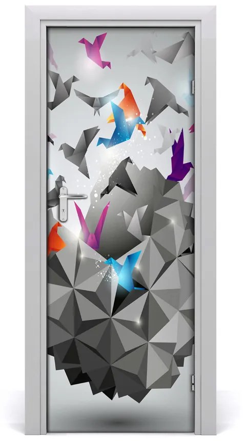 Poster adesivo per porta Libert? di carta 95x205 cm