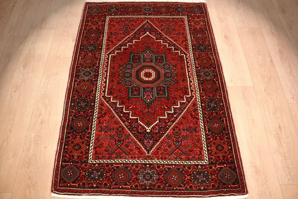 Bidjar Tappeto 100x150 (Iran) Annodato A Mano