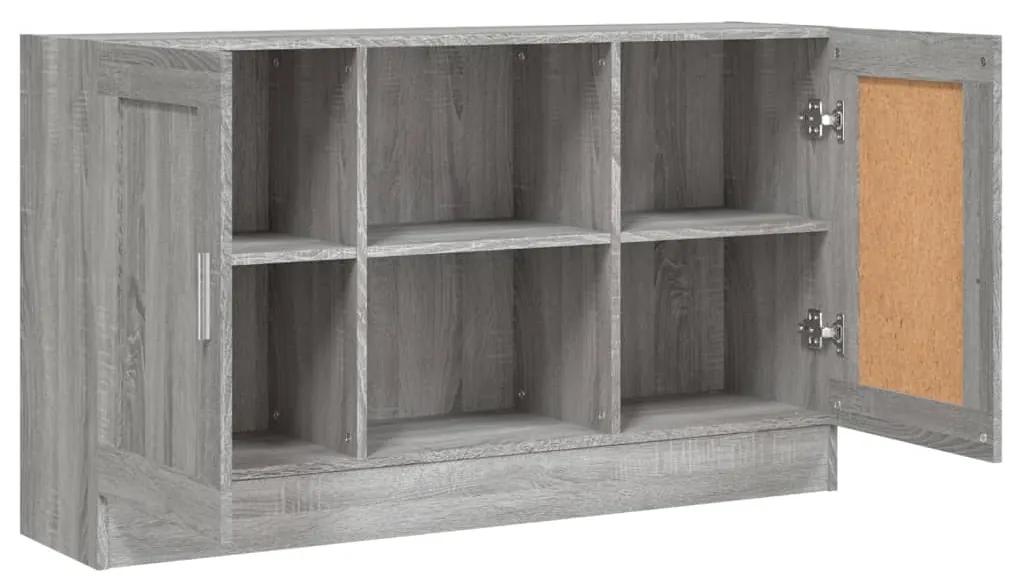 Credenza grigio sonoma 120x30,5x70 cm in legno multistrato