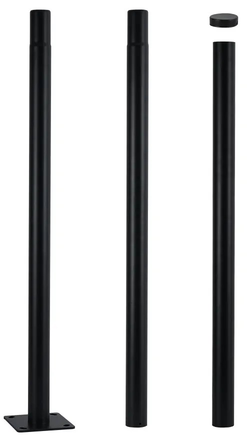 Brilagi - Palo in metallo per illuminazione esterna URBAN 3 m palo nero