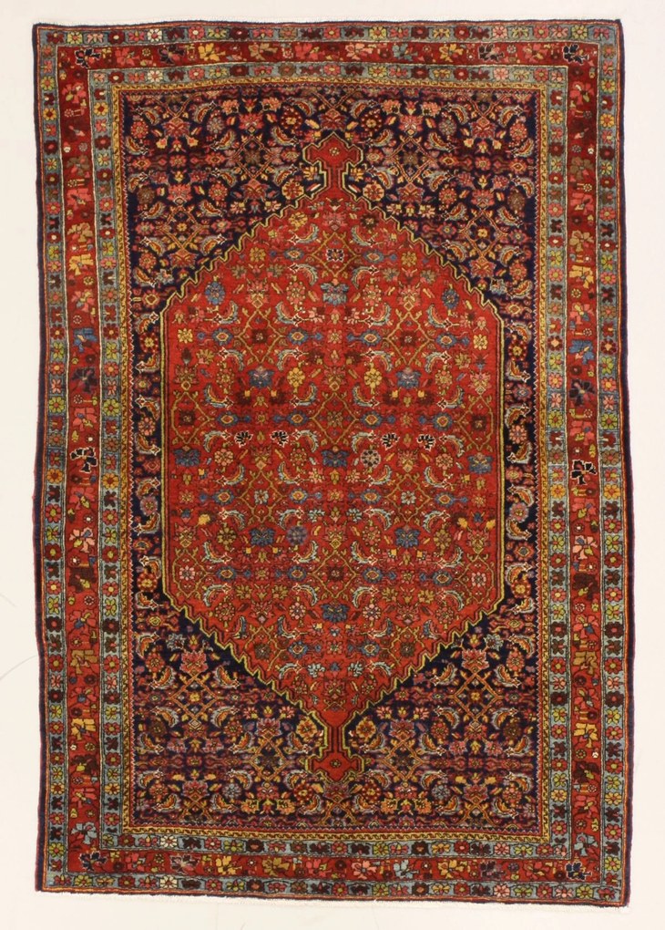 Bidjar Tappeto 170x110 (Iran) Annodato A Mano