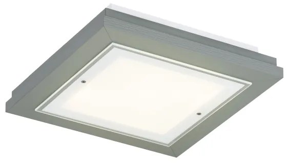 Argon 1868 - Plafoniera TABOR 4xE27/15W/230V 42x42 cm grigia