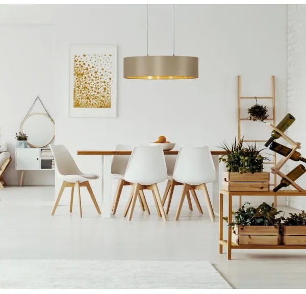 Eglo 31613 - Lampadario a cavo MASERLO 2xE27/60W/230V