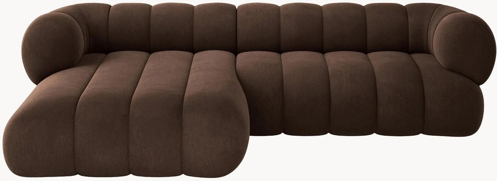 Divano angolare 5 posti in velluto Koge
