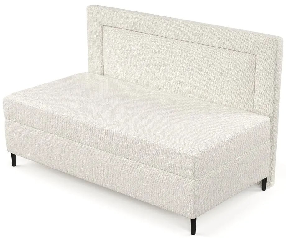 Letto singolo imbottito beige 100x200 cm Alba - Maison de Rêve