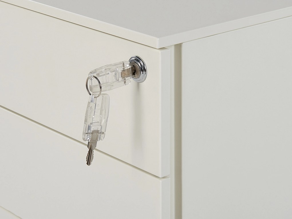 Classificatore metallo bianco sporco 39 x 50 cm CAMI Beliani