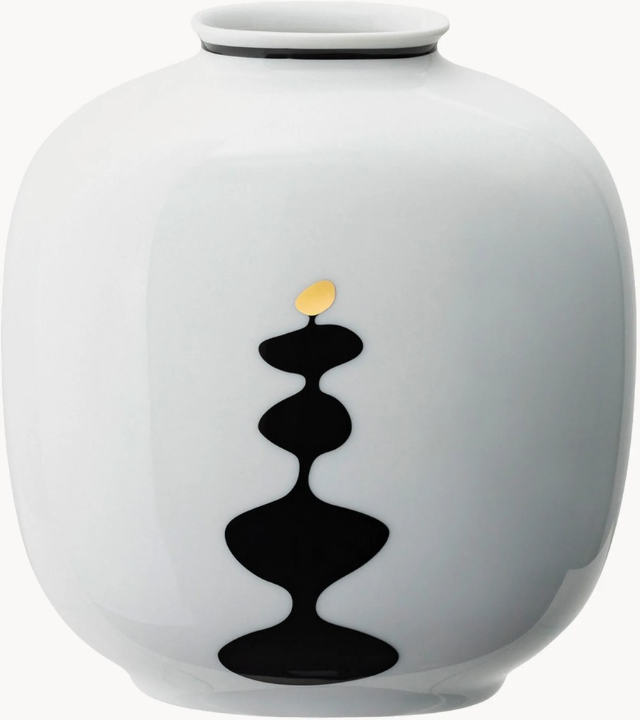 Vaso in porcellana Home, alt. 20 cm