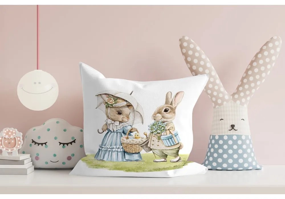 Federe con motivo pasquale in set da 4 43x43 cm - Mila Home