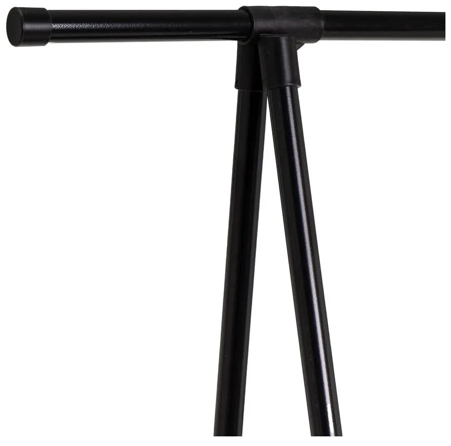 Stand appendiabiti nero in metallo su ruote 84x43x156 cm – Casa Selección