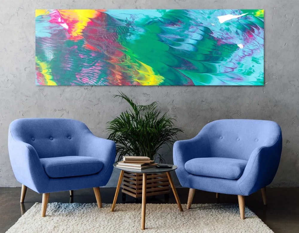 Stampa su tela – Astrazione in colori pastello