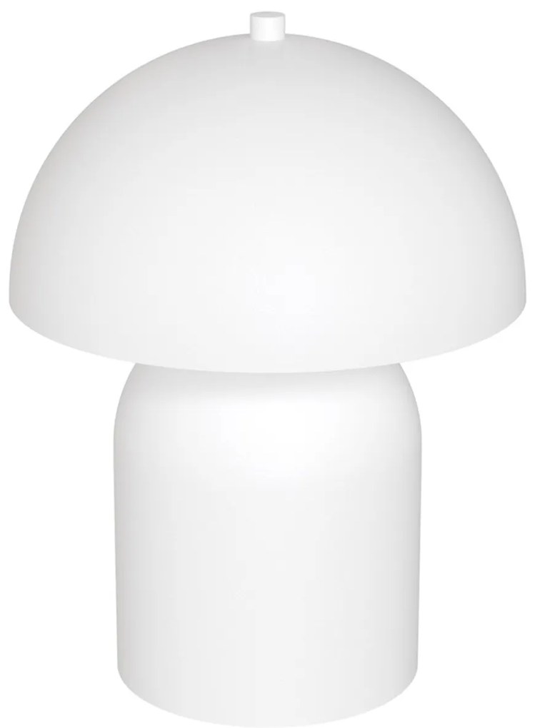 Lampada Da Tavolo Moderna Hera Acciaio Bianco 2 Luci G9 Ip20
