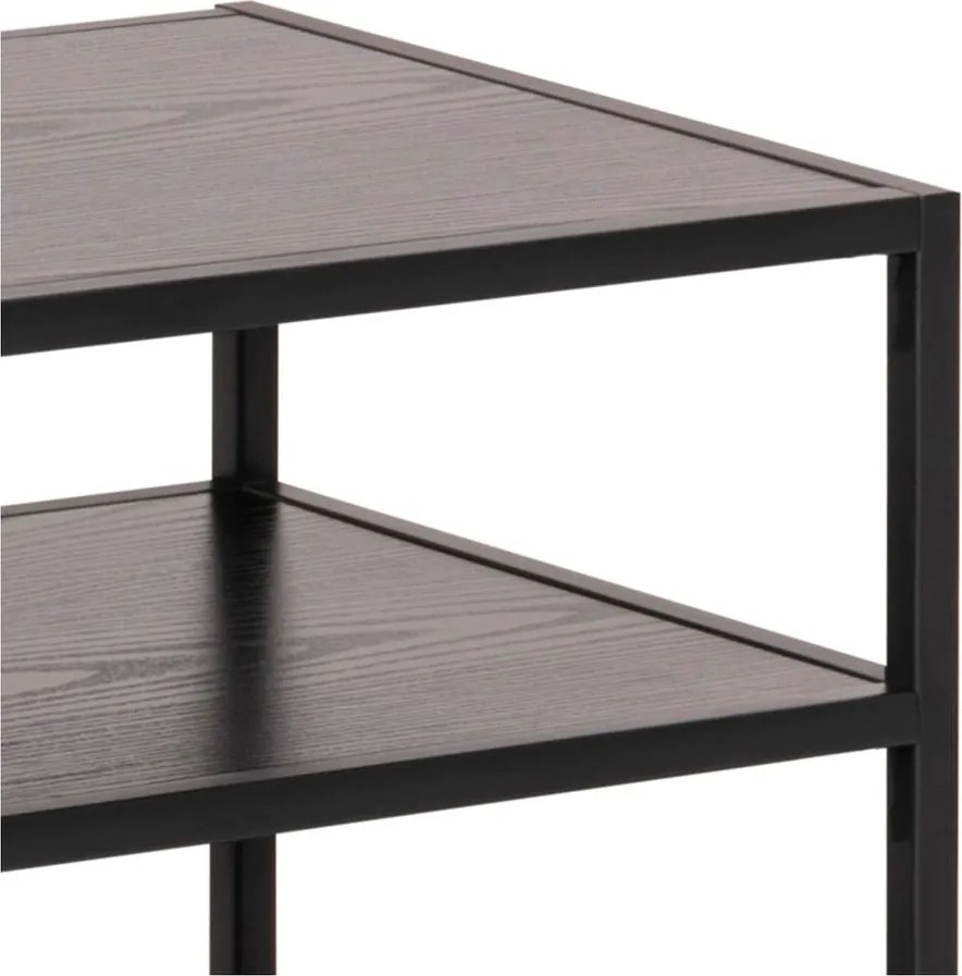 Tavolo TV nero in frassino 120x46 cm Seaford - Actona