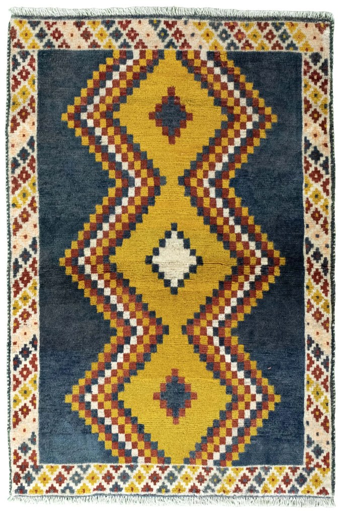 Gabbeh Tappeto 150 x 100 (Iran) Annodato A Mano