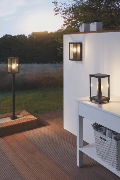 Eglo 31778-LED RGBW dimmerabile applique da parete per esterni ALAMONTE-Z LED/4,9W/230V IP44 nero