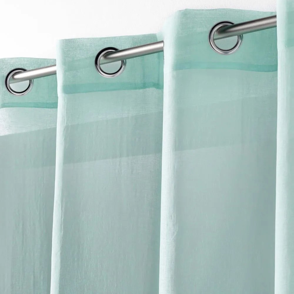 Tenda sottile color menta 140x280 cm Telma – douceur d'intérieur