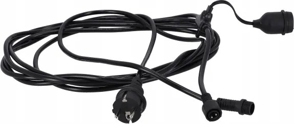 LED catena luminosa decorativa per esterni 20xE27/1W/230V 20,94 m IP44 nera