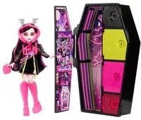 Bambola mattel hnf78 monster high draculaura segreti da brivido neon f