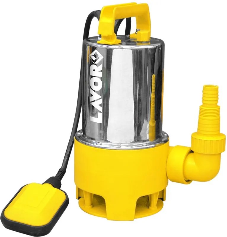 Pompa Sommersa hp 1,0 Elettropompa acciaio inox 750W per acque sporche 8 m - Lavor