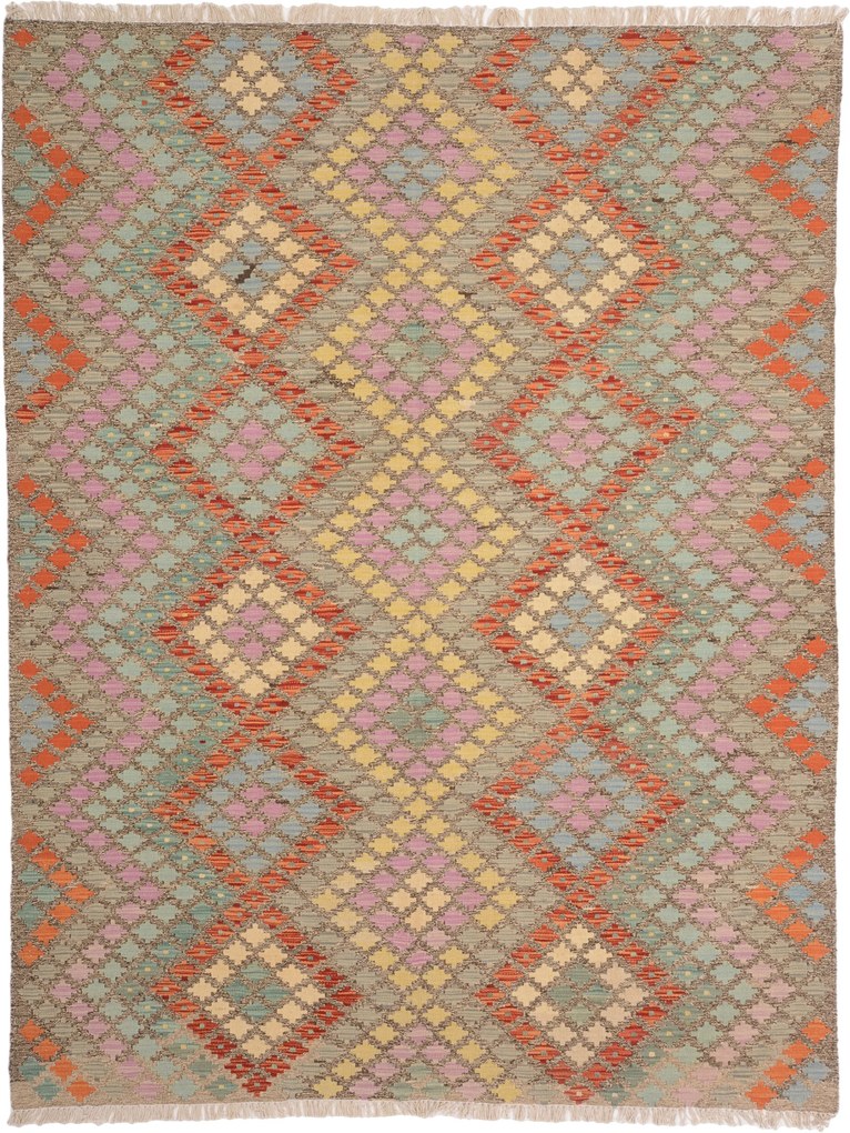 Kilim Tappeto orientale 230x180 (Afghanistan) Annodato A Mano