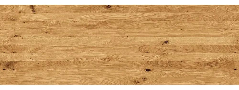 Cassettiera bassa in legno di quercia in colore naturale 140x64 cm Twig - The Beds