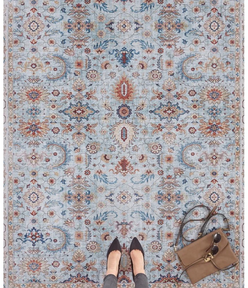 Tappeto blu e beige , 160 x 230 cm Vivana - Nouristan