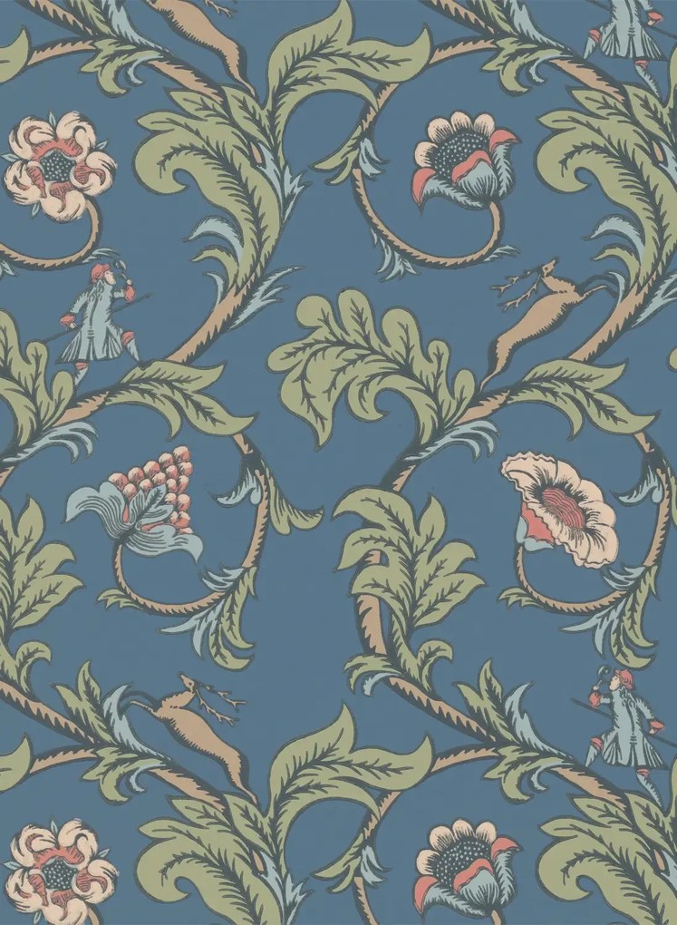 Little Greene Carta da parati Stag Trail - Juniper
