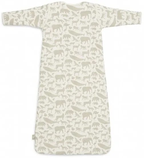 Jollein - Sacco a pelo 2in1 6-18 mesi 3 TOG Animals Olive Green