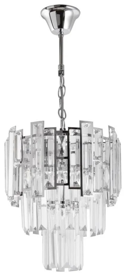 Lampadario a sospensione con catena 3xE27/60W/230V