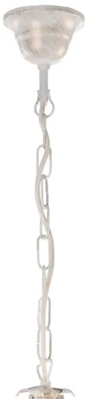 ONLI - Lampadario a sospensione con catena TERESA 5xE14/6W/230V bianco