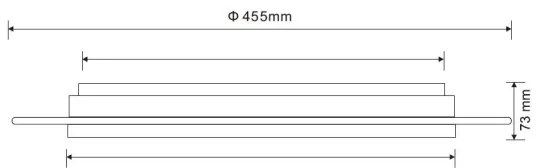 Globo 41310-30 - Plafoniera LED dimmerabile OPTIMA LED/30W/230V + +TC