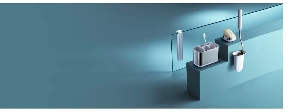 Porta spazzolino in acciaio inox EasyStore - Joseph Joseph
