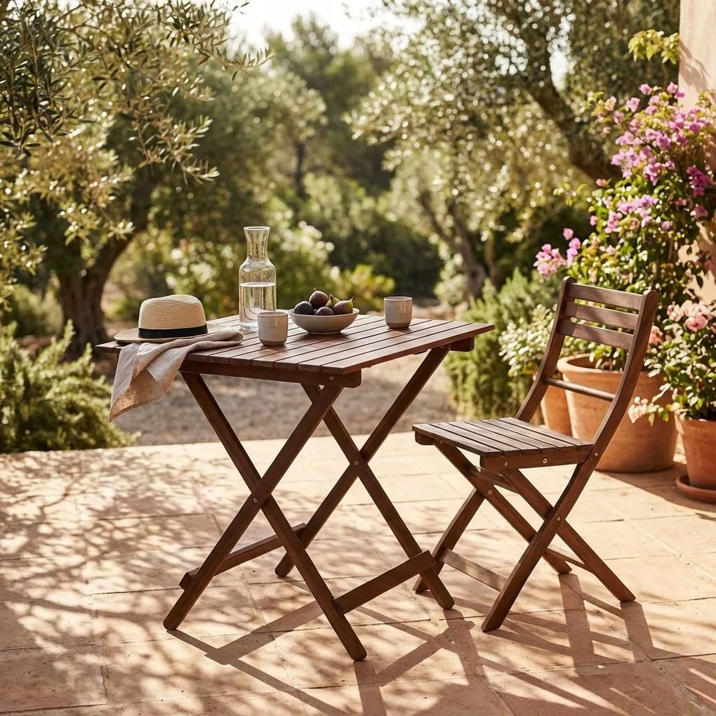 tavolo pieghevole in legno