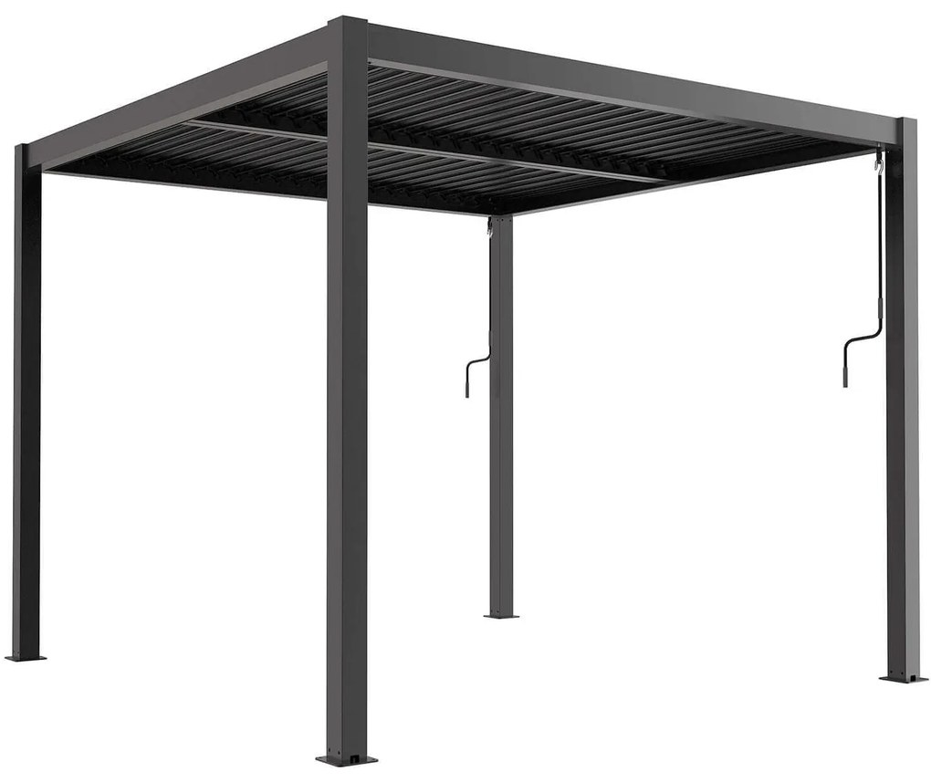 NIMBUS - pergola bioclimatica in alluminio 4x4