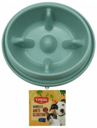 Ciotola ad Alimentazione Lenta per Animali Domestici Tyrol Azzurro Plastica Ø 20 cm 950 ml