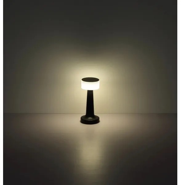 Globo 58447S - Lampada da tavolo LED dimmerabile ANGELIKA LED/1W/3,7V nera