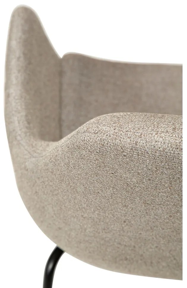 Poltrona beige in tessuto bouclé Zimmer - DAN-FORM Denmark