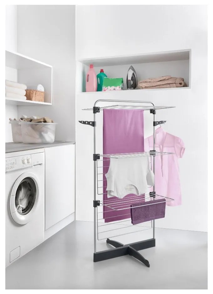 Stendino grigio/argentato 22 m Thunder – Metaltex