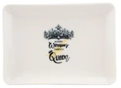 Set da tavola 4 pezzi nero/bianco/porcellana