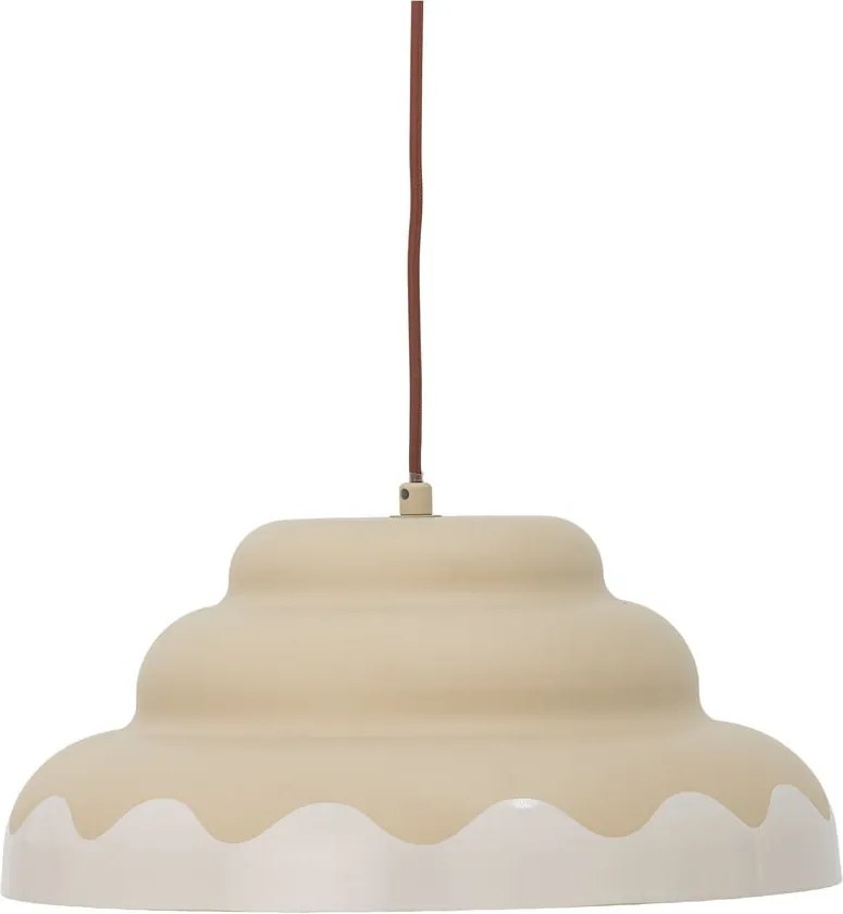 Lampadario color crema con paralume in metallo ø 40 cm Lacya – Bloomingville