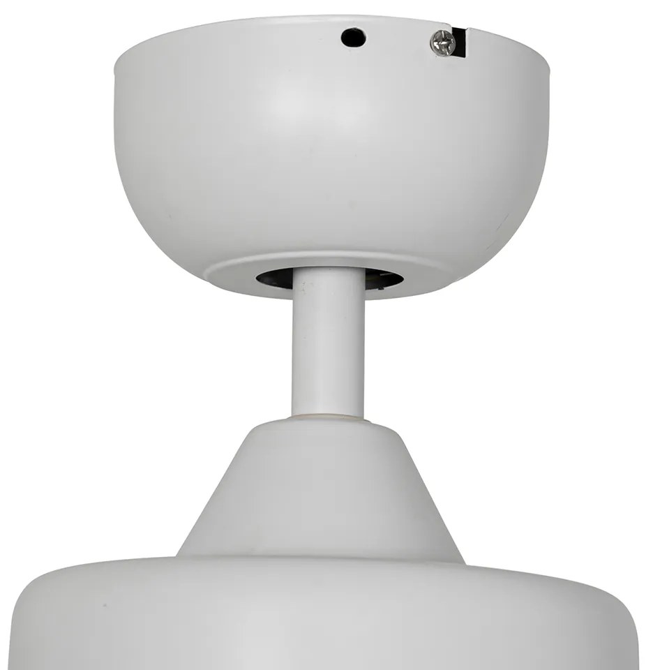 Ventilatore da soffitto bianco 86,7 cm con LED dimmerabile con telecomando - Yuki