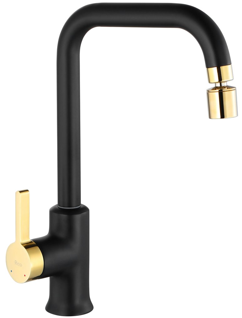 Rubinetto da cucina Rea Polo Black Gold